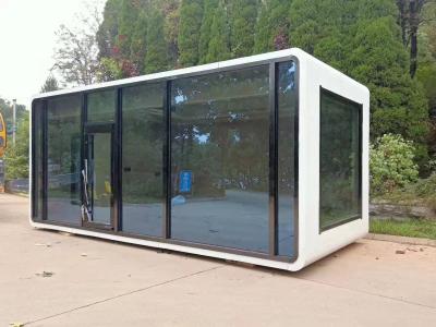 China LANGE Pitched Flat Pack Container House Portable Expandable Homes 13.92m2 for sale