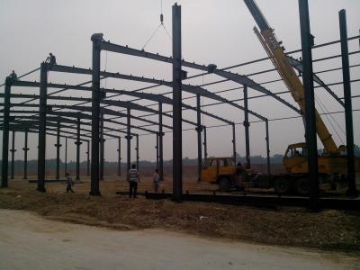 China Flexible Design Q345 Large Span Steel Structure Warehouse for sale