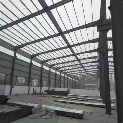 China Q245B Agricultural Industrial Steel Buildings Gray Single Span PEB Shed Structure for sale
