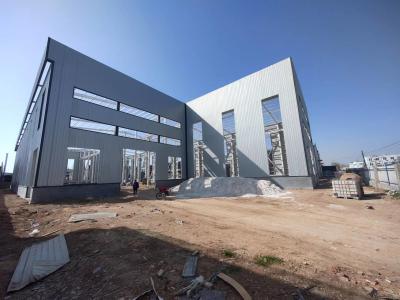 China Painted Prefabricated Steel Frame Industrial Chemical Steel Structure Workshop for sale