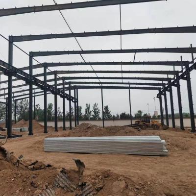 China Armazém pré-fabricado impermeável das construções de armação de aço da estrutura do metal à venda