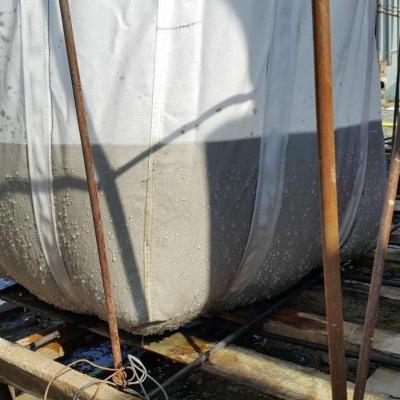 China GT200 High flow rate PP Monofilament woven geotextile dewatering geobag with open top for waste water treatment for sale