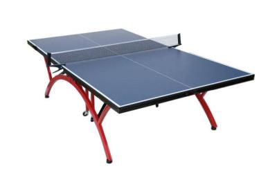 China Steel Material Table Tennis Table Standard Size , Rainbow Ping Pong Table For Recreation for sale