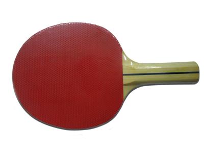 China Beginner Table Tennis Rackets 6 Plies Poplar Pimple Out without Sponge for sale