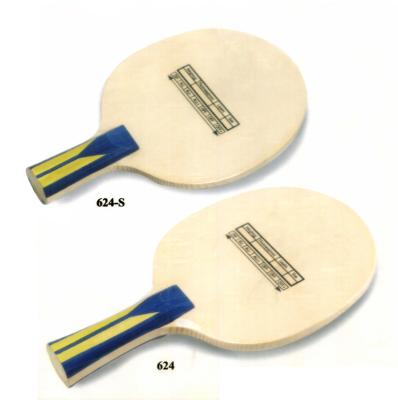 Chine Couleur naturelle de lame de tennis de table de matériaux de Firwood avec longtemps/poignée courte à vendre