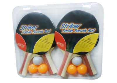China Indoor Personalized Ping Pong Balls , 5mm Plywood Table Tennis Paddles With Multi Handle for sale
