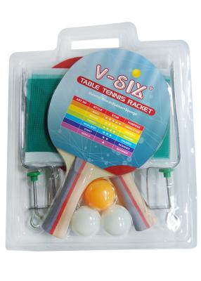 China Competition Wooden Table Tennis Bats , Colored Ping Pong Balls For Amateur Player for sale