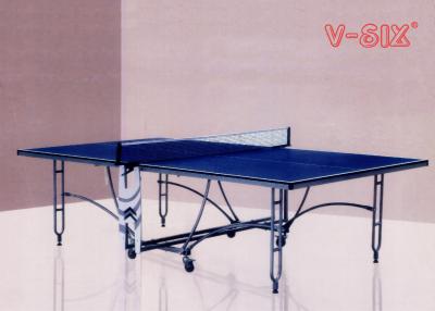 China New Design Double Foldable Table Tennis Table More Stable For Indoor Recreation for sale