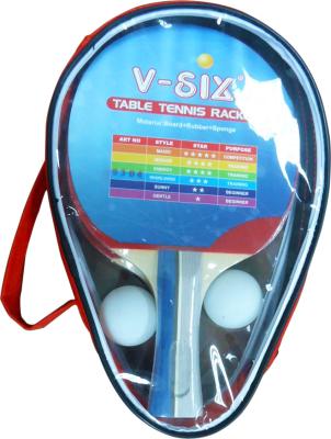 China 3 Star Ping Pong Rackets With Carry Bag , Standard Size Packing Bulk Ping Pong Balls for sale