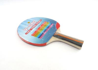 China Professional Table Tennis Rackets Poplar Plywood Color  Long Handle Sponge With Bag for sale