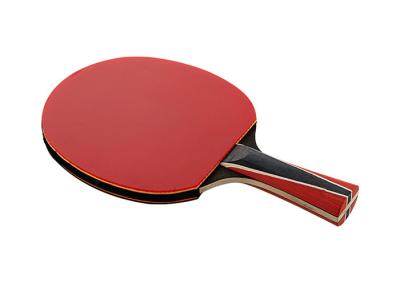 Chine Le ping-pong professionnel fait main manie la batte le type commun en caoutchouc poignée de haute performance à vendre