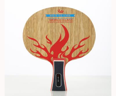 China Cuchilla roja personalizada de la llama del palo de los tenis de mesa para la pasión ardiente en venta