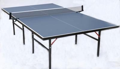 China Foldable Portable Table Tennis Table , Full Size Ping Pong Table For Recreation for sale