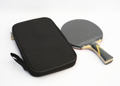 China 5 Star Single Table Tennis Paddle 7mm Lymphatic + Ayous Plywood With Sponge Rubber Bag Package for sale