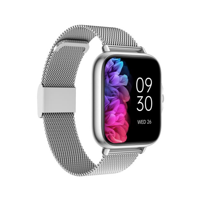 Multicolor Silicone Band Smart Watch Full Touch Screen Fitness Watch Blood Pressure Heart Rate Monitor Waterproof Sport Smartwatch