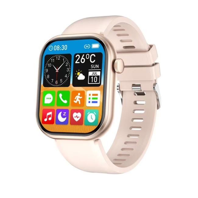 Multicolor Silicone Band Smart Watch Full Touch Screen Fitness Watch Blood Pressure Heart Rate Monitor Waterproof Sport Smartwatch