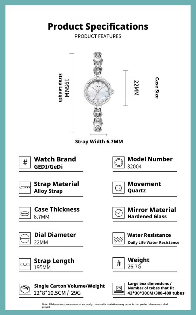 Luxury Colorful Gemstone Thin Chain Ladies Wrist Watch Full Rhinestone Bezel Quartz Watch Elegant Metal Bracelet Wristwatch For Women Daily Party Gift 3 Colors