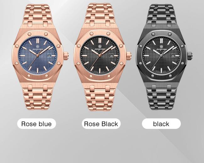 Nautilus Stainless Steel Watch Replacement Band Integrated Metal Watch Strap Adjustable Links Tool Included 3 Color Watch Bracelet For Men Luxury Wristwatch