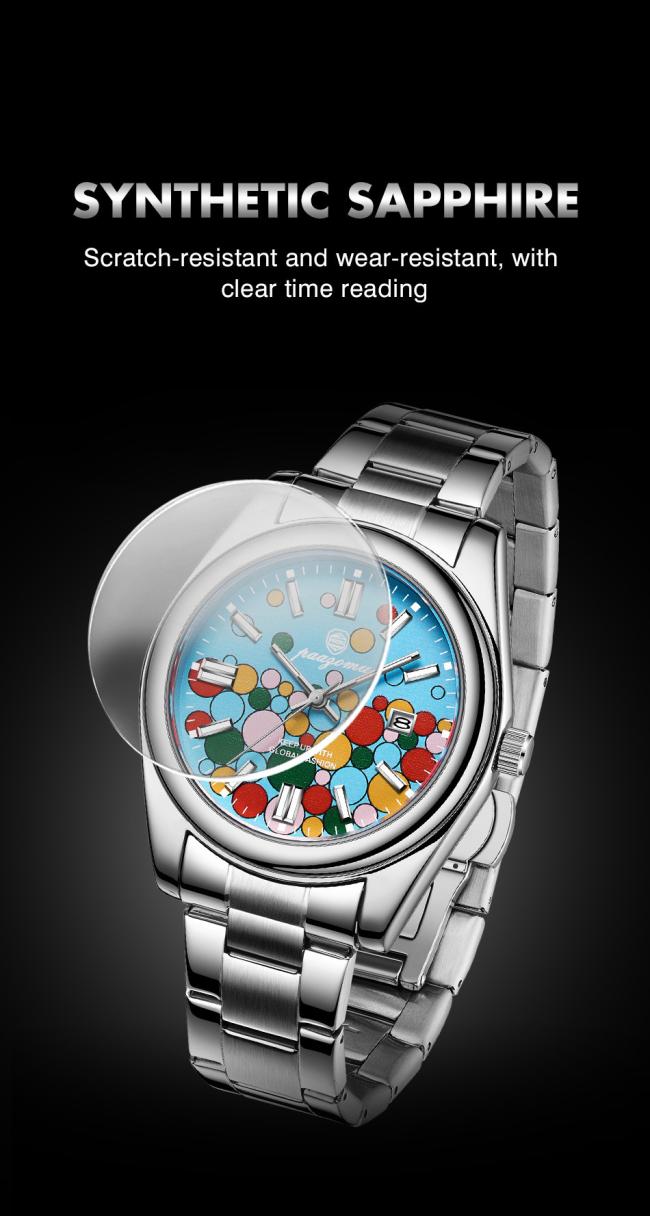 41mm Men Business Calendar Quartz Watch Solid Stainless Steel Bracelet Waterproof Dress Wrist Watch Multiple Color Dial For Gentleman Daily Wear