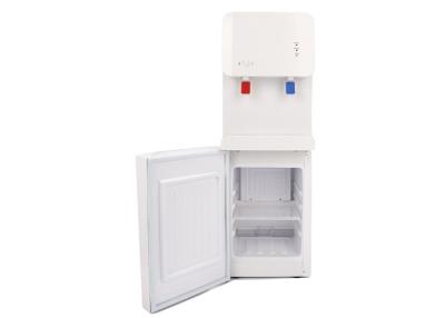 China White Color Free Standing Water Cooler Dispenser With 16 Litres Refrigerator for sale