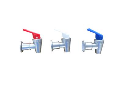 China Water Dispenser Parts 3 Taps Red White Blue Handle for sale