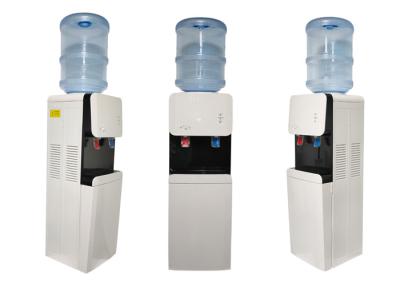 China 3/5 Gallon Bottled Water Dispenser 105L, compressor cooling, free-standing, modern classic design for sale