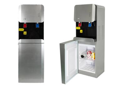 China 5 gallon ABS Plastics Free Standing Bottled Water Dispenser 16L with Refrigerator for sale