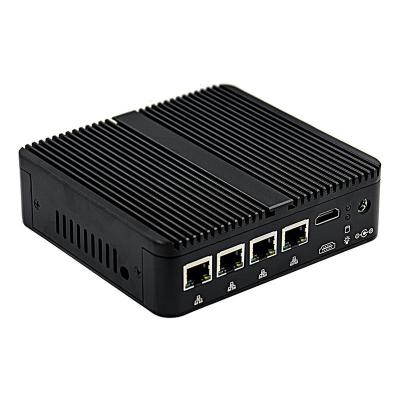 China PC Fanless de Intel Celeron J4125 mini 4 PCES de Mini Firewall do porto de I210/I211 Gigabit Ethernet à venda