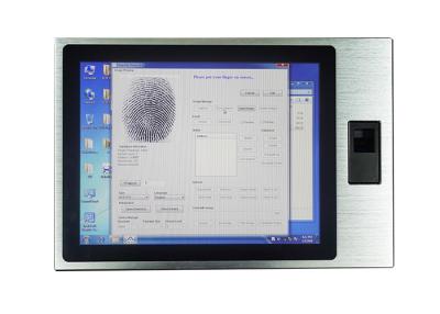 China Dustproof Embedded Touch Panel PC 64G Hard Disk 4G Module With Finger Print for sale