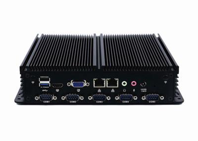 China 6 USB Industrial Embedded Computer Onboard Intel Baytrial J1900 Embedded Automation Box PC 6 COM for sale
