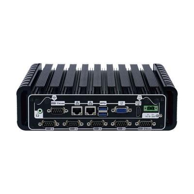 China Aluminum Alloy Industrial Mini PC Wide Voltage 9V-36V With 10 COM Optional for sale