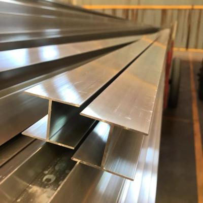 China 6061 T6 Aluminum Alloy Profile H Beam 100*100mm For Structure for sale