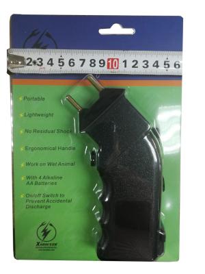 China ABS Battery Operated Cattle Prod / Electric Stock Prodders Black Ergonomic Design for sale