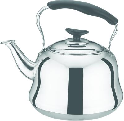 China Traditional Stainless Steel Whistling Kettle Mirror Polish Inside And Outside for sale