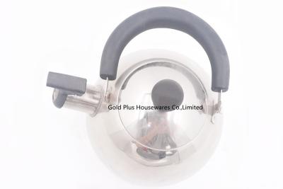 China 4L Stainless Steel Whistle Kettle Electrolytic Polished for sale