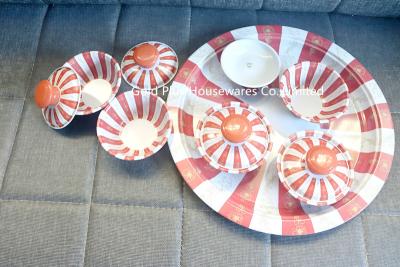 Китай Небольшой диск закуски ПК шаров 5 закуски круга нержавеющей стали украшения дома размера со стальным подносом продается