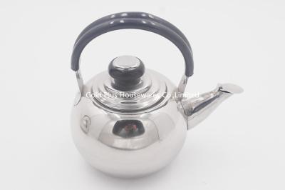 China 1L 0.19cbm Stainless Steel Whistling Kettle With Bakelite Handle for sale