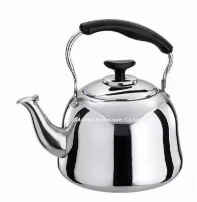 China 5L Stainless Steel Whistling Tea Kettle Bright Polished Water Pot Kitchen Accessories for sale