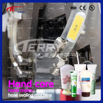China 4.5kW Toothpaste Packaging Machine toothpaste tube sealer Filling range 2-400g for sale