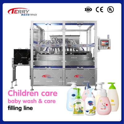 China 3L 8 Head Liquid Filling Machine Liquid Detergent Packaging Machine ISO9001 for sale