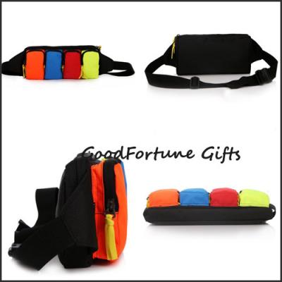 China high quantity customed gift cheapest promotional canvas travel sports waist bag for sale