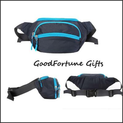 China high quantity customed gift cheapest promotional polyester travel sports waist bag for sale