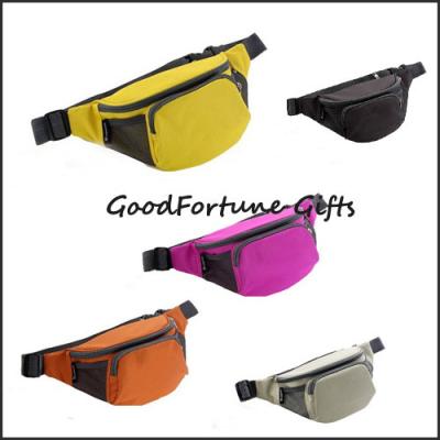 China customed gift cheapest promotional nylon travel sports waist bag for sale