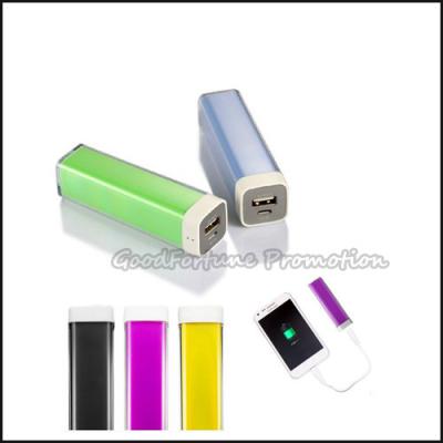 China Customed promotional portable coloured Neon Emergency mobile Charger printed logo gift for sale