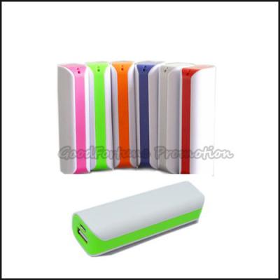 China Customed promotional portable Abs coloured Neon Emergency mobile Charger printed logo gift for sale