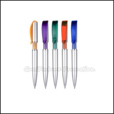 China Hot Sale Promotional customed printed logo ballpoint pen with clip gift for sale
