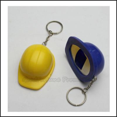 China Hot Sale Promotional printed logo work cap hat shape bottle opener keychain keyrings gift for sale