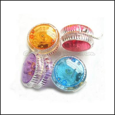 China hot sale Abs Promotion printed logo led flash yoyo ball toy gift for sale