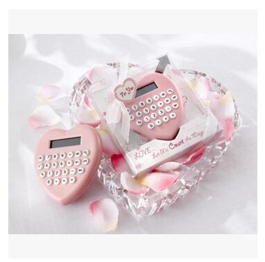 China New creative promotion gift product wedding gift heart shape calculator for sale