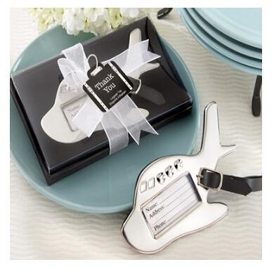 China New creative promotion gift product wedding gift plane luggage tag label for sale